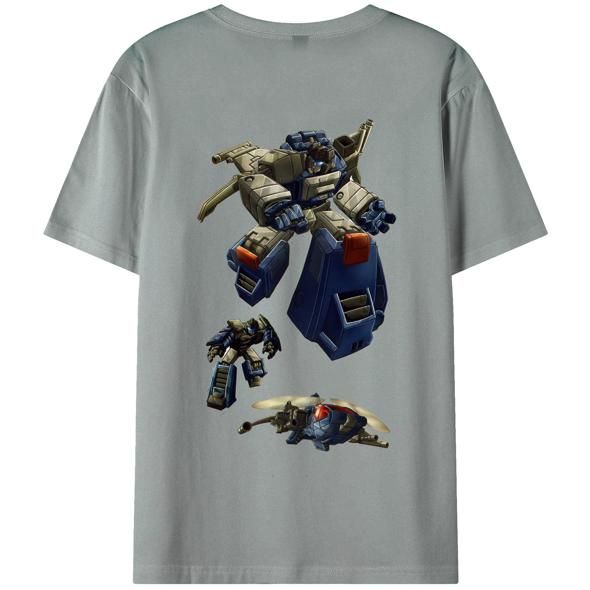 （画像用）  綿100％ メンズ半袖Tシャツ（バックプリント） 通気性